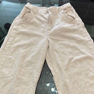 House of Harlow Natural Linen Pants Size Medium